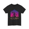 Let’s Skate Silhouette Graphic Tee | Skateboard Retro Sunset NYC, Gift Tee Idea
