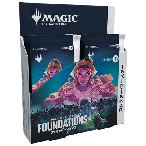 Magic: The Gathering Foundations Collector Booster Japanese Edition (Box of 12 Packs) MTG Trading Card Wizards of the Coast FDN D36301400