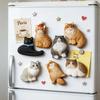 Cat Wooden Fridge Magnet Refrigerator Magnet Handmade Wood Magnet Fridge Magnets Magnetic Kitchen Decor Gift Room Decor