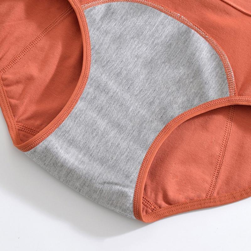 1PC Leakproof Cotton High Waist Culotte Panties for Menstruation Menstrual Panties