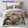 Copripiumino Morbido e Confortevole di JoJo's Bizarre Adventure, Regalo Biancheria da Letto per Bambini, Dimensioni Varie -HE31