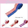 Colorful Independence Day Car Print Ribbon 6 Meter Decorative Ribbon For Festive Home And Store Gifts