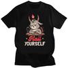 Satan Demon Graphic T Shirts Vintage Streetwear Men Women Harajuku Short Sleeve Cotton Oversized Versatile Fashion Unisex Tops