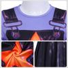 C Poppy's Playtime Lily Short Sleeve Cos Dress Girls Halloween Party Show Dress X