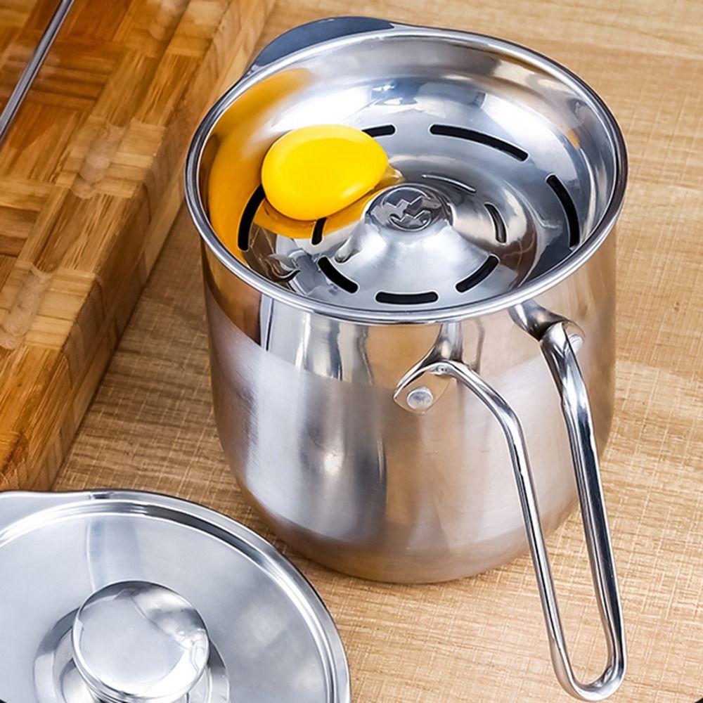 Chef Stainless Steel Baking Kitchen Filter Egg Yolk White Separator Sieve Egg Extractor
