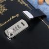 A5 Retro Creative Lockable School Office Supplies Password Notebook
