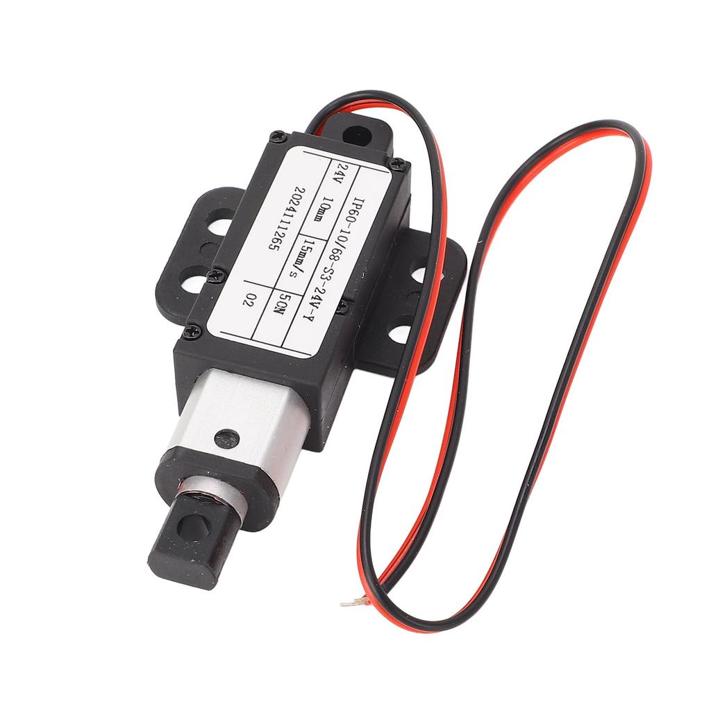 Mini Electric Linear Actuator 15mms 50N Thrust 10mm Stroke Aluminum Tube Linear Motion Actuator