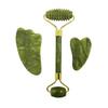 Natural Xiuyu Jade Massager Eye Mask And Roller Gua Sha Set Gouache Scraper Facial Lifting Anti-Aging Massage Beauty Care Tools