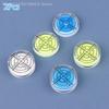 2Pcs/set 32mm Spirit-Bubble Level Surface Degree Marking Level Round Measuring Meter Acrylic For Construction Manual Tools Parts