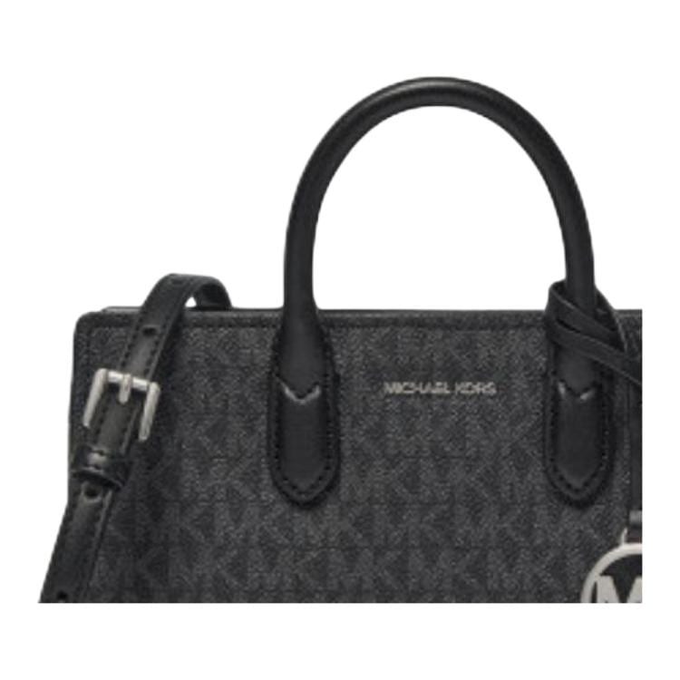 MICHAEL KORS Scarlett Adjustable Detachable Strap Artificial Leather Handbag Mini Women's Black 32S6GETC0C-BLACK