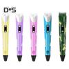 Printing Pen Filament 3D Painting Pen with LED Display Kids DIY 3D Printing Supplies for Doodlers Educational Toy