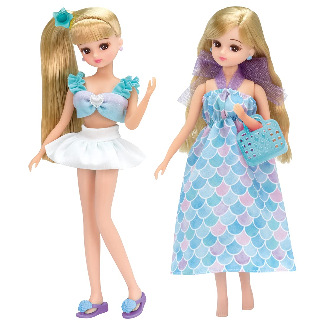 Takara Tomy Dress Mermaid Dress Swimsuit Set Licca-chan LW-13 &