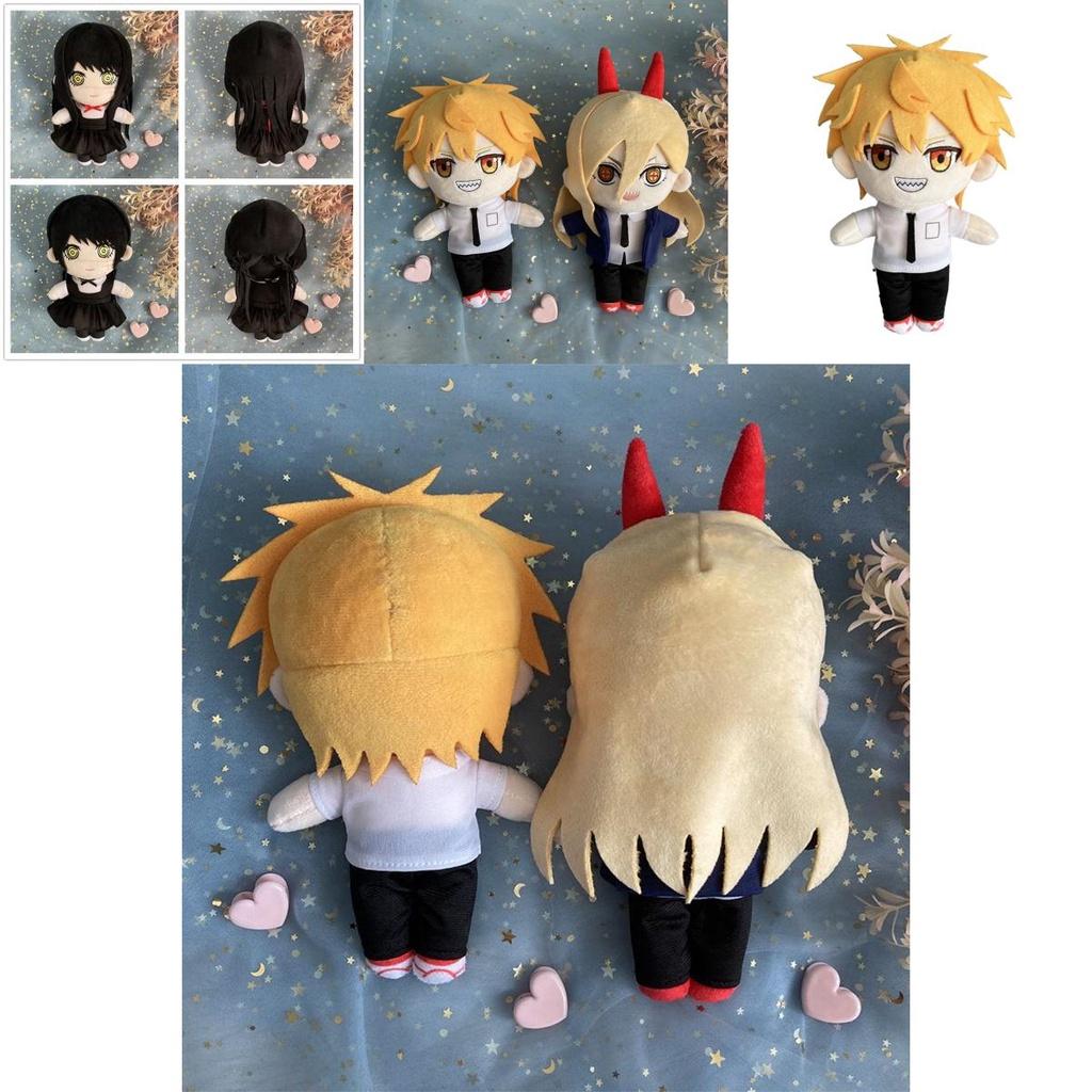 Chainsaw Man Plush Toy Denji Power Mitaka Asa Soft Stuffed Doll 7.8in Perfect Anime Gift For Kids