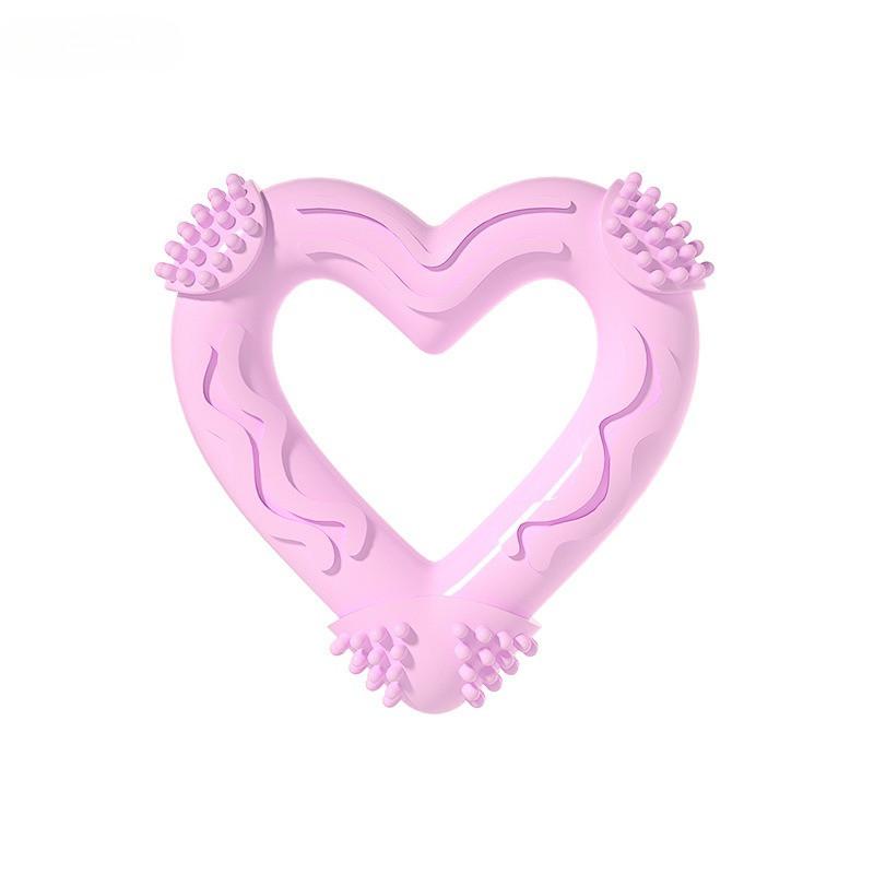 Neues Haustierspielzeug: Herzförmiger Beißkauer, langlebig und gegen Langeweile. Interaktives Training, verschleißfestes und leicht zu reinigendes Material – Sicherheit