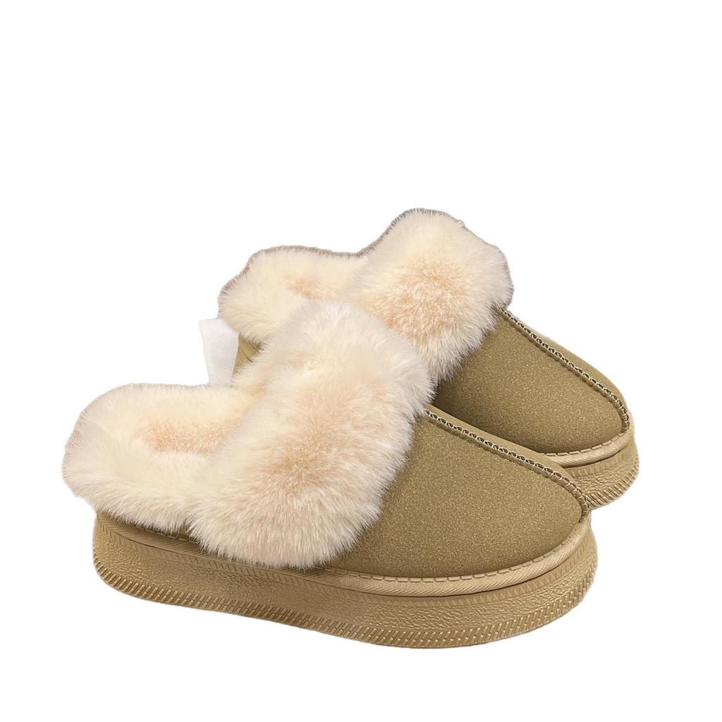 Schneestiefel Damen 2025 Winter Neu Koreanische Version mit dicker Sohle, kurzem Schaft, verdickt, zum einfachen Hineinschlüpfen, leichte Baumwollschuhe