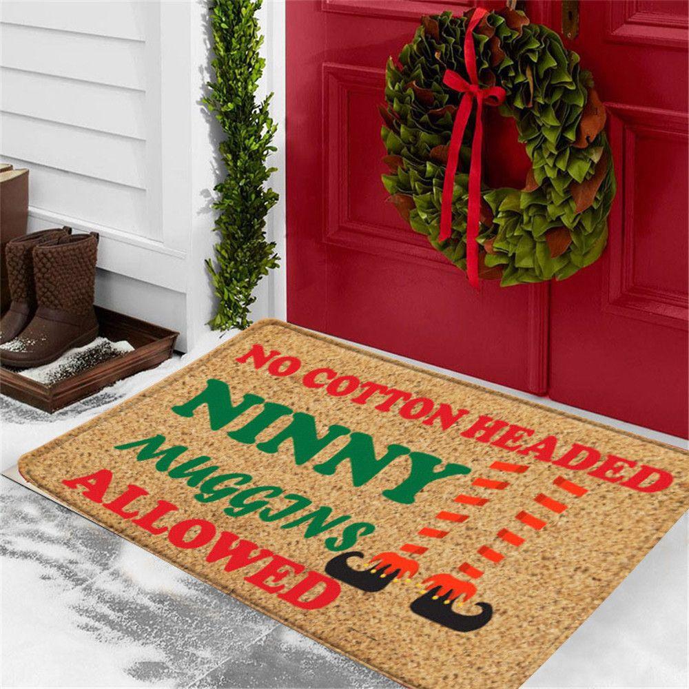 Indoor Outdoor Sofa Kitchen Bedroom Front Door Carpet Bedside Mat Door Mat Christmas Blanket