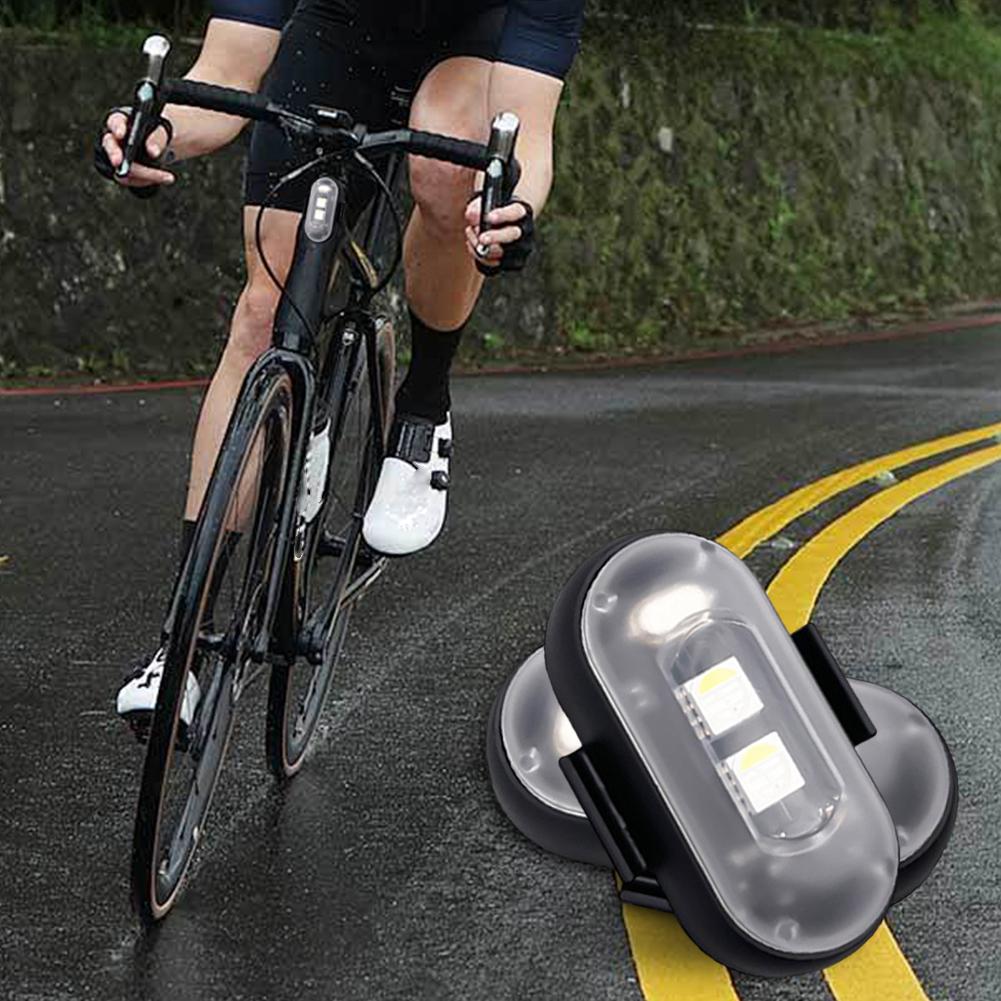 Wireless LED Strobe Lights IP65 Waterproof Car Decor Atmosphere Light Rechargeable for Car Drone Truck Motorcycle Aircraft Bike
