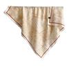 High-end  Elegant and Fashionable Temperament  Herringbone Square Scarf  Korean Niche Retro Ladies Plant Floral Printed Silk Scarf