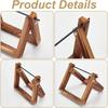 Top Quality Wooden Yarn Ball Holder Horizontal Storage Rack for Crochet Knitting Tassel Organizer Spinning Wheel Craft Accessory