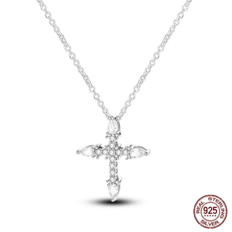 925 Silver Luminous Firefly Heart Shaped Zircon Pendant Necklace For Women Fashion Anniversary Birthday Jewelry Gifts
