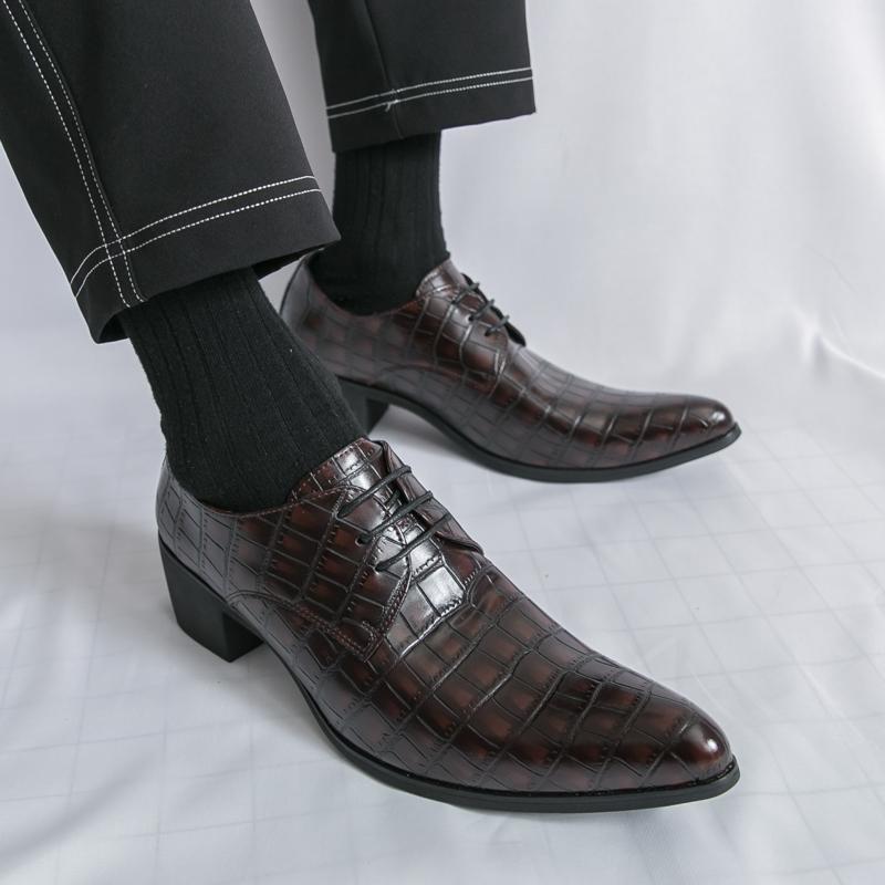 Men Derbys Oxford Laces Formal Patent Leather Business Men's Tuxedo Wedding Blazers Saddle Dance Shoes