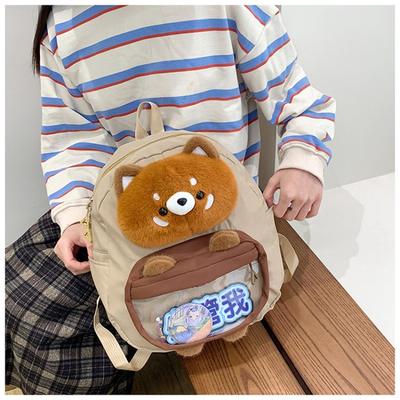 Creative Cute Doll Cartoon Capybara Backpack Bag Girl Student Bag