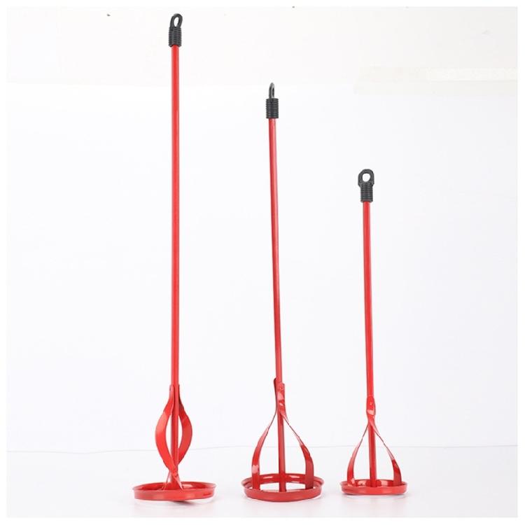 Steel Helical Mixing Blade For Power Drills Hexagonal Shaft Ensures Stability When Mixing Paint Grout In Large Bucket