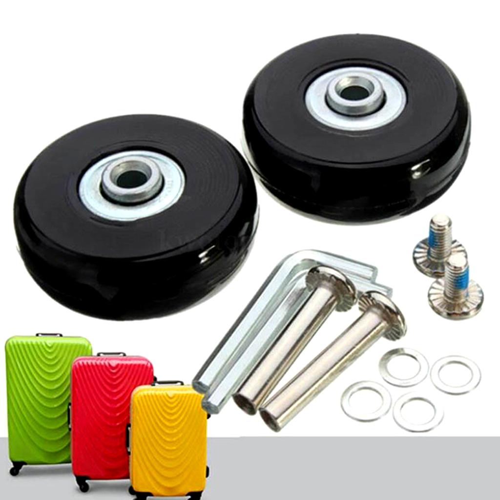 Suitcase Roller Hardware Repairing Kit Heavy Duty Wheel Trolleay Casters 1 Set