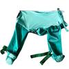 Dog anti-dirty and dust-proof clothing for outings and walking dogs, rainproof, fully wrapped one-piece leggings, anti-urine legs anti-insect clothing