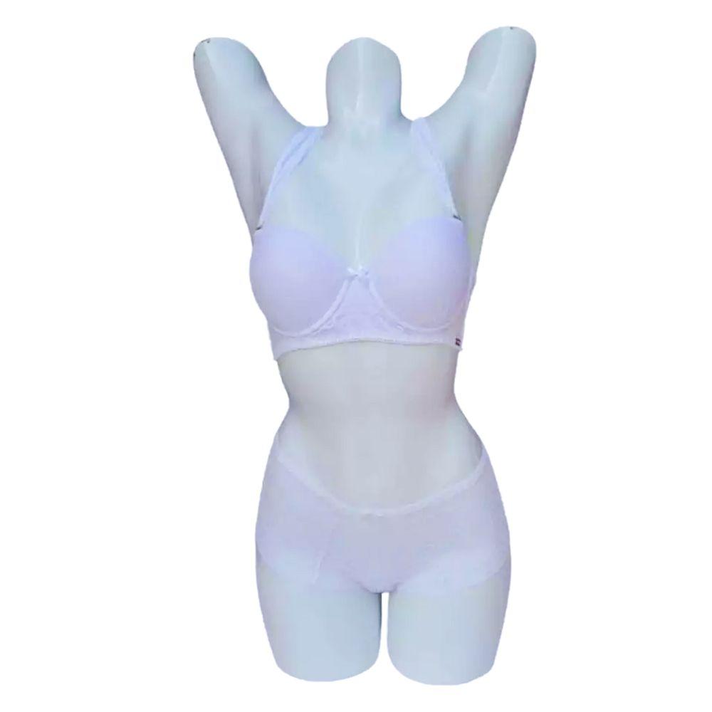 Conjunto calcinha/Cuecas e soutien/Sutiã tomara que caia com bojo/push-up Mavi Lingerie Jopy