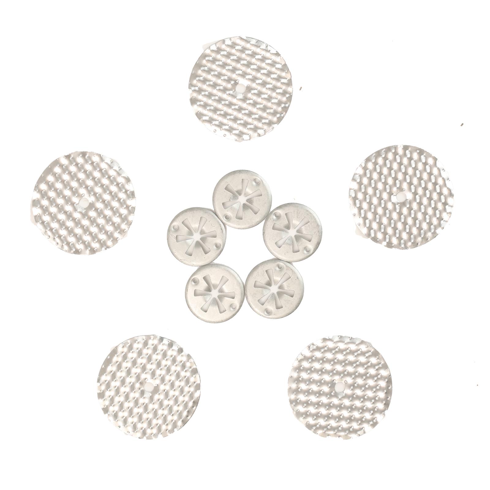 

1 Set Heat Shield Repair Kit Heat Protection PlateHeat Shield Heat Plate N90796501 N90796502 Shield Washer Attachment Repair Kit серебряный