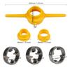 6-piece Water Pipe Die Plastic Pipe Die Easy Set Thread Tap Wrench Set