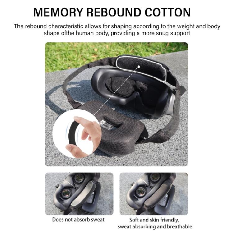 Sponge Foam Padding Goggle Accessories Breathable Eye Pad Soft Forehead Pillow Lens Protective Cover Backhead Cushion