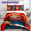 Chucky 3pcs Bedding Set Duvet Cover Closure Includes 1 Duvet Cover & 2 Pillowcases for All Seasons Bedroom Home Dorm Decor