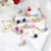 10Pcs Transparent Glass Ball Charm Pendant for Bracelet Necklace Jewelry Making DIY Earring