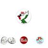 Palestine Flag Emblem Badge Hot Selling Iron Cross-border On