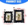 Vintage Picture Frame,Decorative Photo Frame Antique White Ornate 6inches Photo Frame for Tabletop and Wall Display