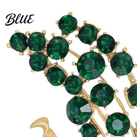 Bridal Brooch Women Faux Crystal Decor Anti-slip Wear-resistant Suit Coat