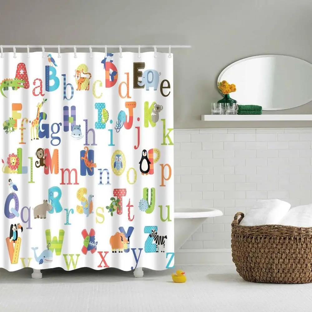 

Decorative Geometric Science Gold Hot Air Balloon Waterproof Polyester Shower Curtains Frabic For Bathroom With Hooks W60H190(CM)-1 Pcs