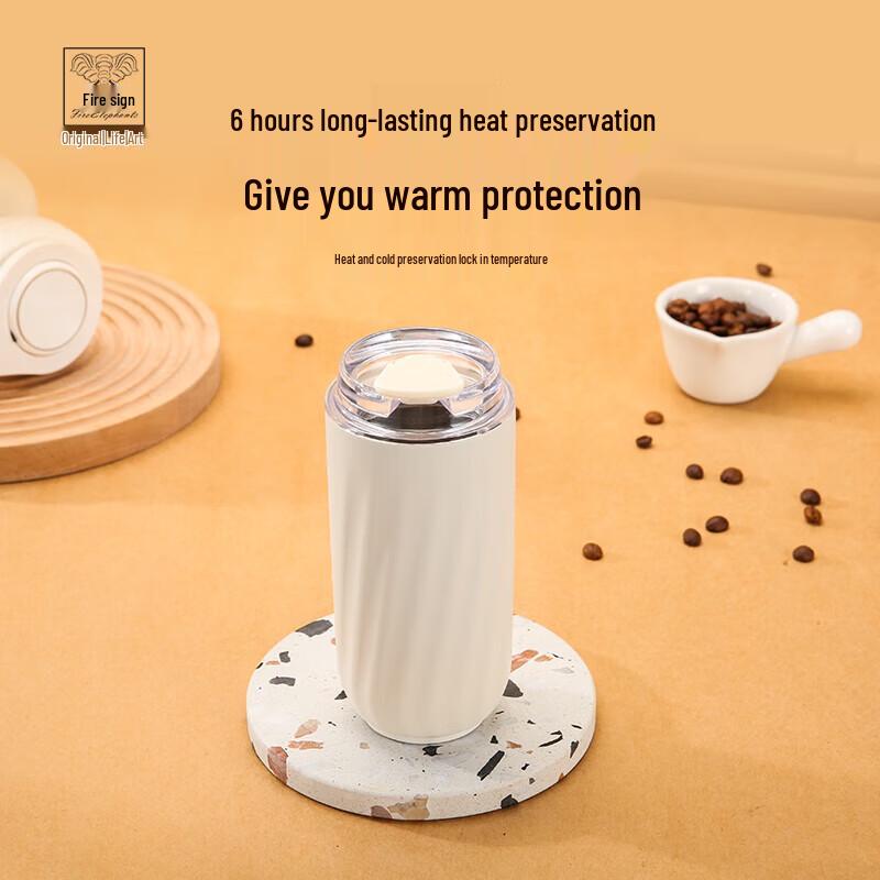 

Huoxiang 300ML Stainless Steel Insulated Coffee Mug