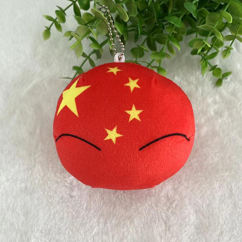 Julegaver Country Ball Plysjdyr 10Cm Polandball Anheng Landsflagg Kuler Countryball Kosedukke