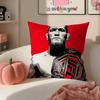UFC Fighter Star KKhamzat Chimaev Cushion Cover Pillowcase Short Plush Invisible Zipper Room Sofa Cushion Cover