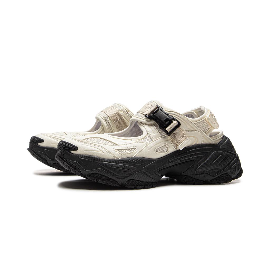 New LiNing Red Sugar 2 Slip Resistant, Abrasion Resistant, Breathable Low Top Casual Shoes Women's Ecru AGUV022-3