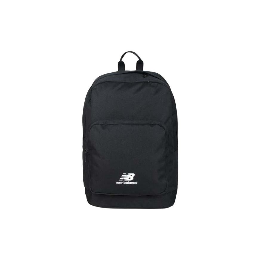 

New Balance 20L Brand Logo Print Polyester Backpack Men backpack Black LAB23012BK Black