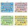Plastik Mechanische Fidget Tastatur Cartoon Fidget Schlüsselanhänger Spielzeug Schreibtisch Dekoration