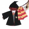 Children's British Style Wizard Cosplay Outfit: Autumn/Winter Robe, Cloak, Cape, Sweater, and Scarf.