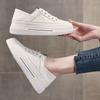 Damen Freizeitschuhe Leder Weiße Schuhe Damen 2025 Neu Atmungsaktive Studenten Board Schuhe Damen Sneaker Weiß