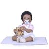 New African American Black Skin Tone Infant Doll for Early Education