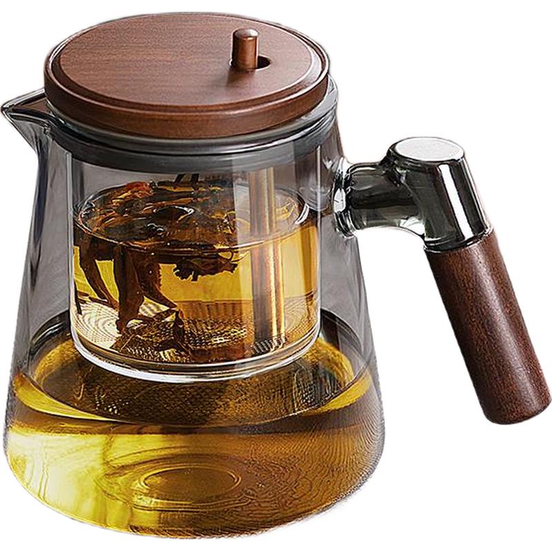 PAKCHOICE Tea-Water Separation Glass Teapot