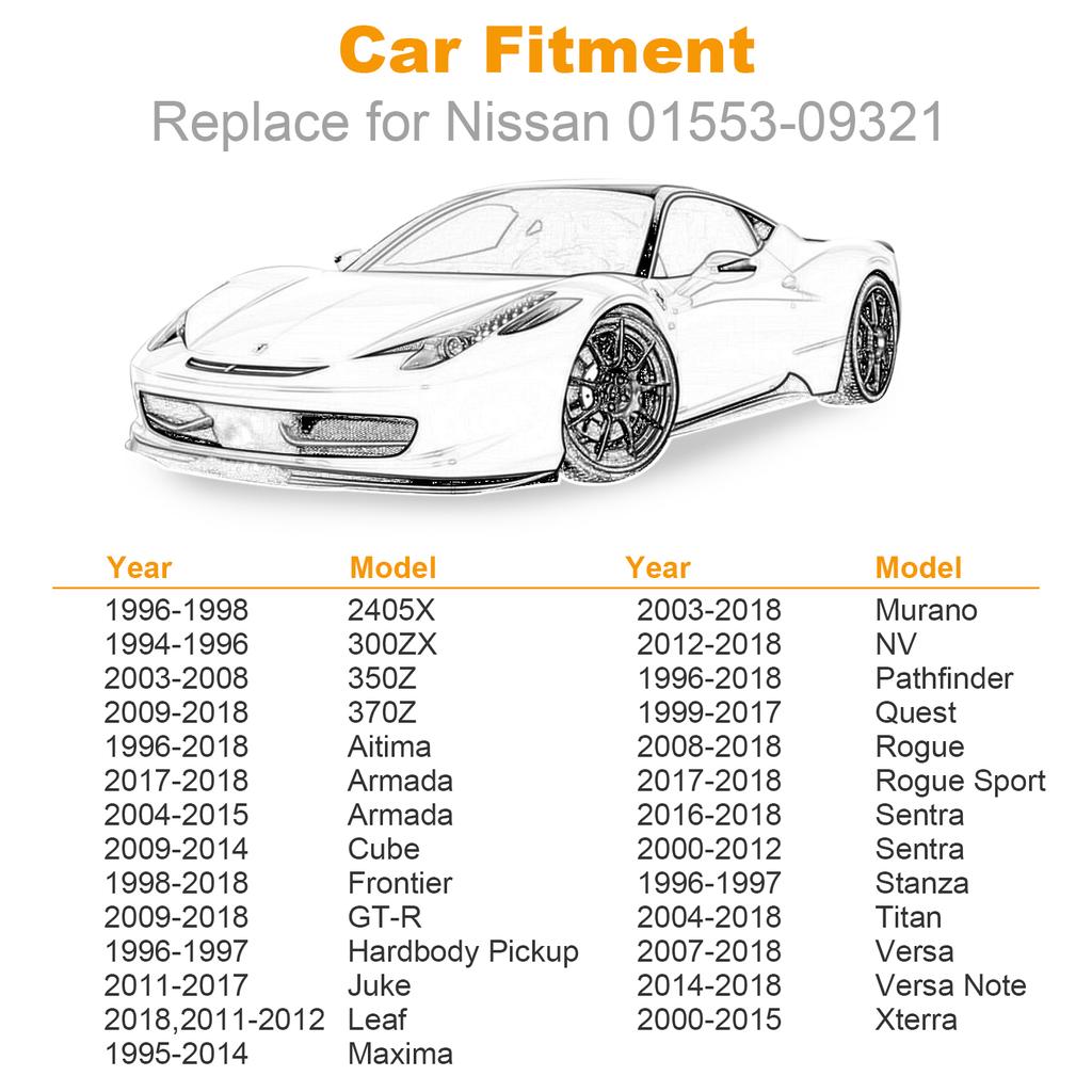 50PC Auto Nylon Stoßstange Niet Fender Clips Verschluss 8mm Loch Trim Panel Körper Motor Abdeckung Schild Retainer für NISSAN